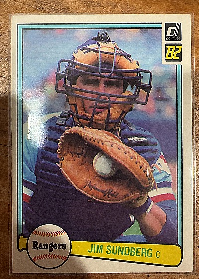 1982 Donruss #268 Jim Sundberg — front