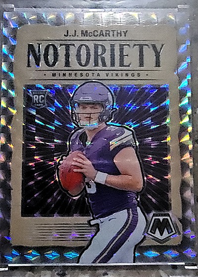 2024 Panini Mosaic Notoriety J.J. McCarthy — front