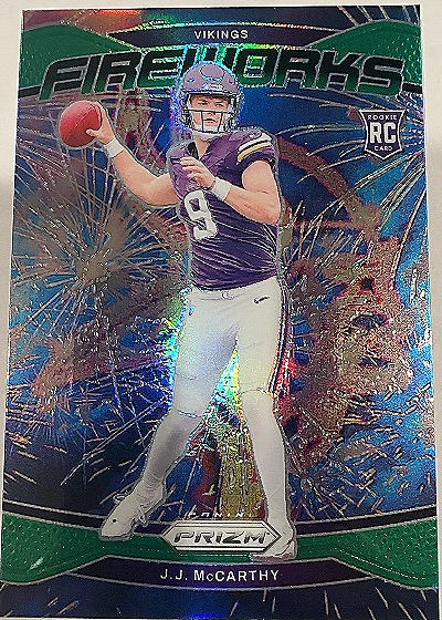 J.J. McCarthy Fireworks — front