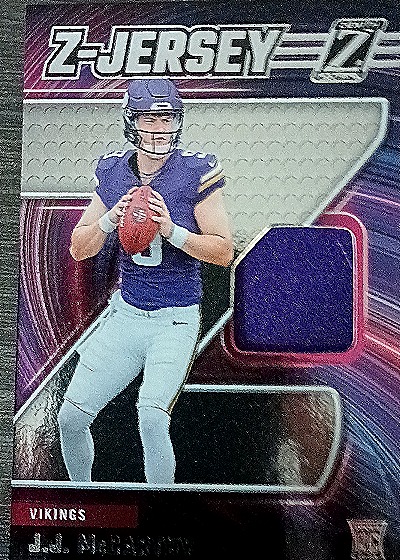 2024 Panini Zenith Z-Jersey J.J. McCarthy — front
