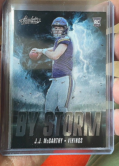 2024 Panini Absolute By Storm J.J. McCarthy RC — front