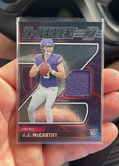 2024 Panini Zenith J.J. McCarthy Z-Jersey RC — front