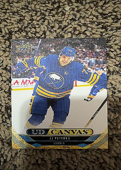 2024-25 Upper Deck Series 2 UD Canvas J.J. Peterka — front