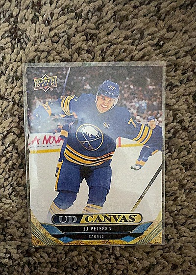 2024-25 Upper Deck UD Canvas JJ Peterka — front