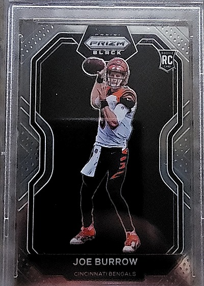 2020 Panini Chronicles Prizm Black Joe Burrow — front