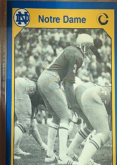 1990 Collegiate Collection Notre Dame #170 Joe Montana — front