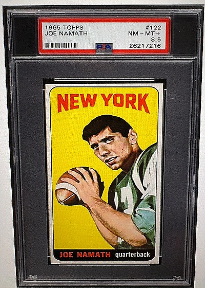 1965 Topps Joe Namath #122 — front