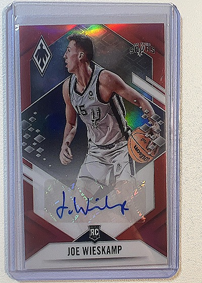 2021 Panini #N/A Joe Wieskamp — front