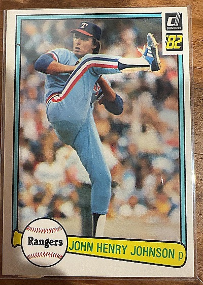 1982 Donruss #550 John Henry Johnson — front