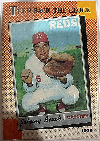 1990 Topps #664 Johnny Bench — front