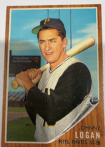1962 Topps Johnny Logan — front
