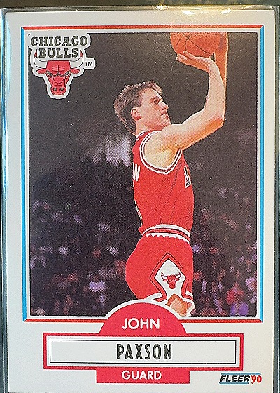 John Paxson 1990-91 Fleer #28 — front