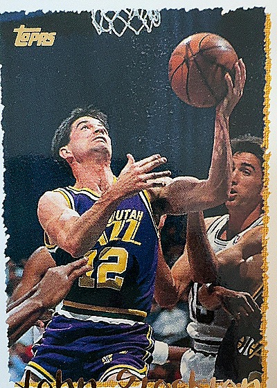 John Stockton #225 Utah Jazz — front