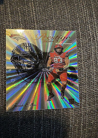 2024 Panini Prestige - Rookies Jonah Elliss #344 Xtra Points Sunburst (RC) — front