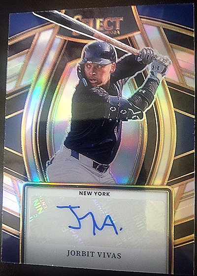 Jorbit Vivas 2024 Panini Select Auto — front