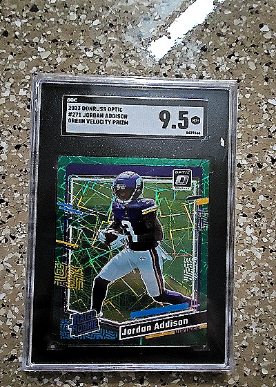 2023 Donruss Optic Rated Rookie Jordan Addison — front