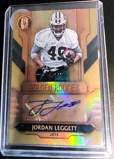 Jordan Leggett Golden Rookies — front