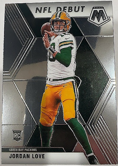 2020 Panini Mosaic NFL Debut Jordan Love — front