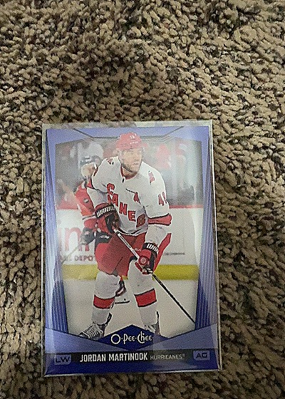 Jordan Martinook O-Pee-Chee Blue Border — front