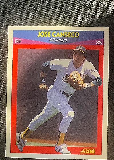 Jose Canseco 1990 Score — front