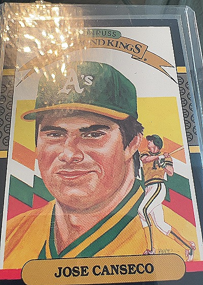 1987 Donruss Diamond Kings Jose Canseco — front