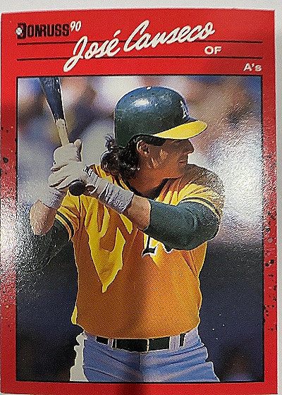 1990 Donruss Jose Canseco — front