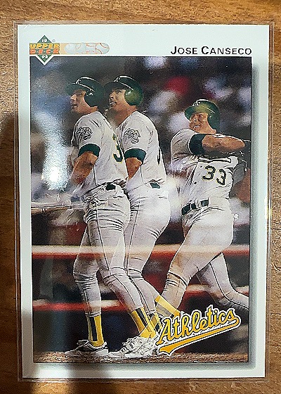1992 Upper Deck #333 Jose Canseco — front