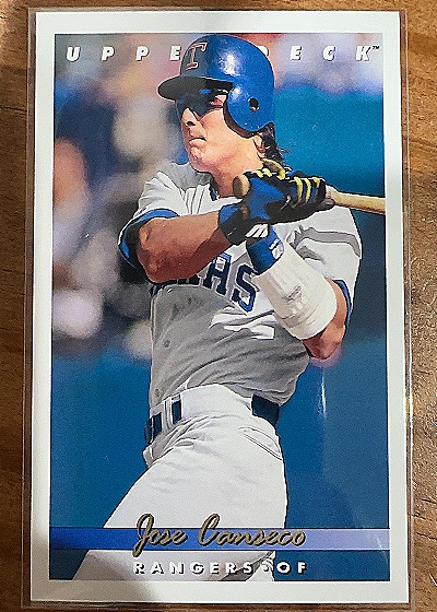 1993 Upper Deck #365 Jose Canseco — front