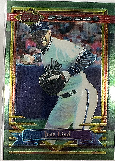 1994 Topps Finest #46 Jose Lind — front