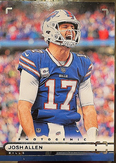 2022 Panini Chronicles Photogenic Josh Allen — front