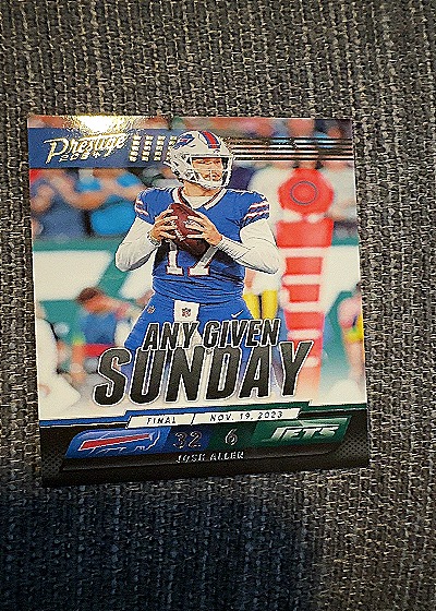 2024 Panini Prestige Any Given Sunday Josh Allen — front