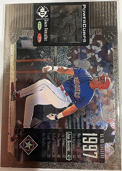 1997 Upper Deck #PC29 Juan Gonzalez — front