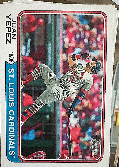 Juan Yepez 2023 Topps Heritage #660 — front