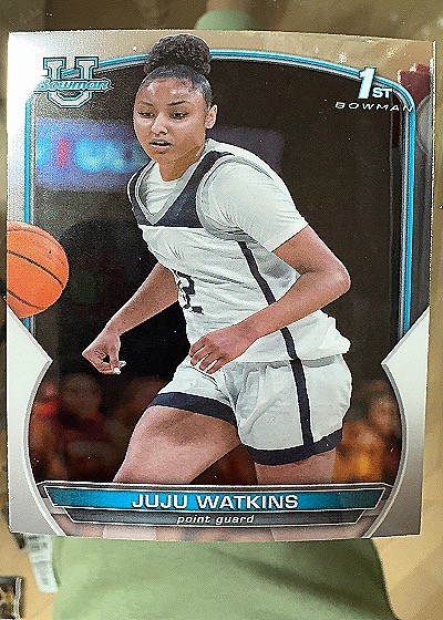 JuJu Watkins 1st Bowman Chrome — front