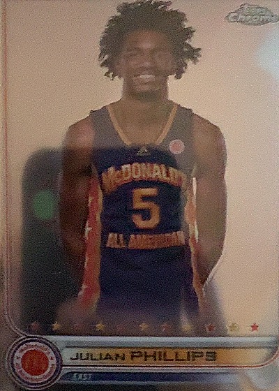 2022 Topps Chrome McDonald's All American Julian Phillips — front