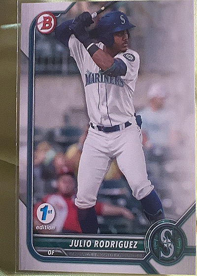 2022 Bowman 1st Edition Julio Rodriguez — front