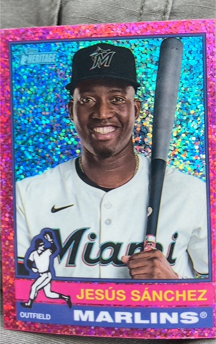2025 Topps Heritage #455 Jesús Sánchez — front