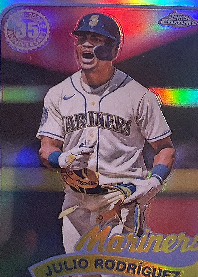 2024 Topps Chrome 1989 35th Anniversary Julio Rodríguez — front