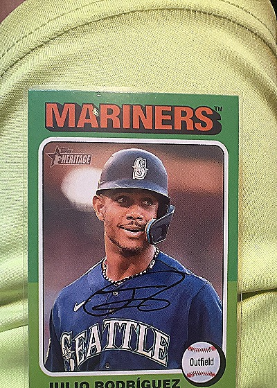 2024 Topps Heritage Julio Rodríguez — front