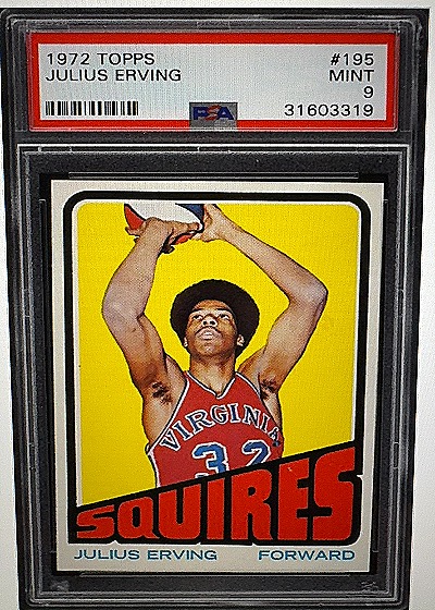 1972 Topps Julius Erving #195 — front