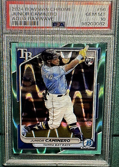 Junior Caminero Rookie Card — front