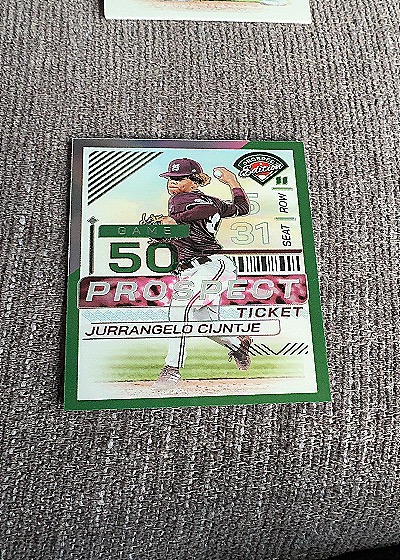2024 Panini Prospect Edition - Jurrangelo Cijntje — front