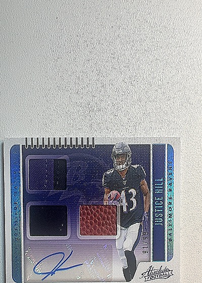 2019 Absolute Justice Hill Rookie Premiere Materials Auto — front