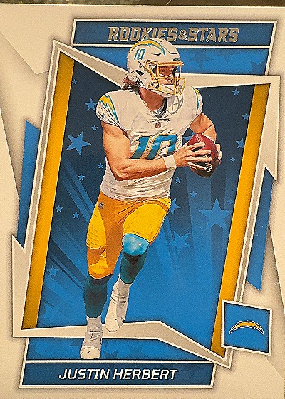 2022 Panini Rookies & Stars #50 Justin Herbert — front