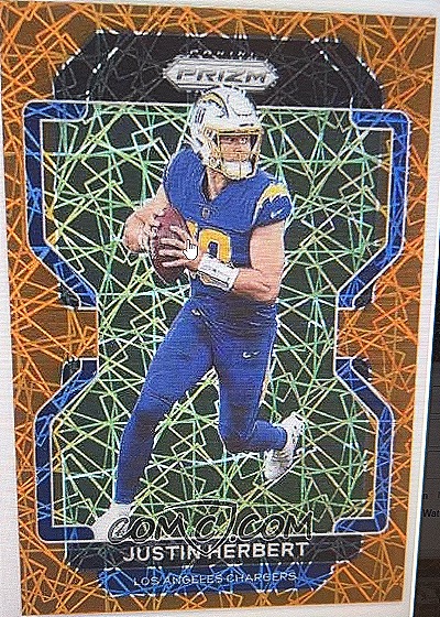 2021 Panini Prizm Justin Herbert — front