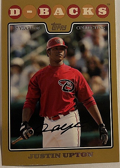 2008 Topps Justin Upton — front