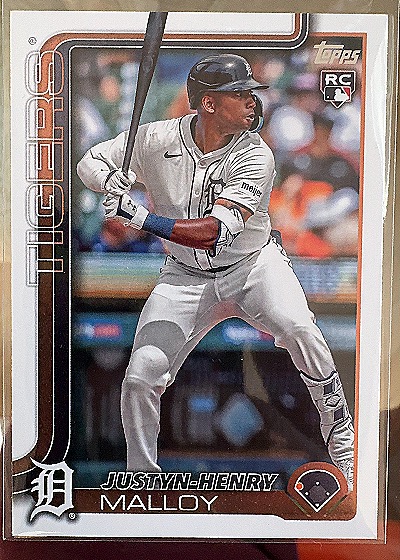 2025 Topps Series 1 Justyn-Henry Malloy RC — front