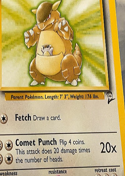Kangaskhan Jungle Holo — front