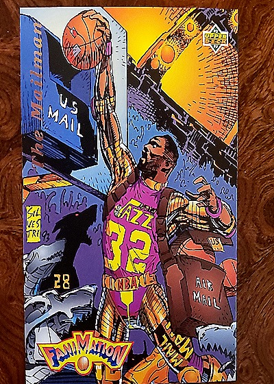 1992-93 Upper Deck Fanimation Karl Malone — front