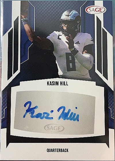 Kasim Hill 2024 SAGE HIT Autograph — front